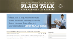 Desktop Screenshot of mhplaintalk.com